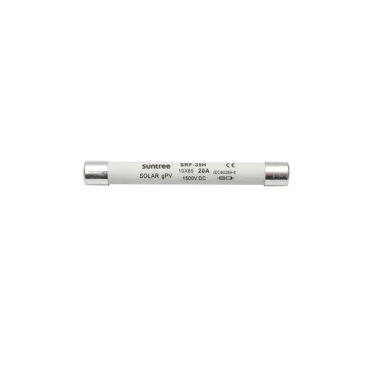Cylindrical fuse safety SRF-35H for gPV solar systems, 20A, 1500V Suntree